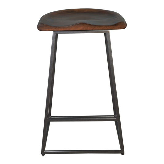 Jackman - Counter Stool Stool (Set of 2) - Walnut - Premium Stool Sets from Moe's Home Collection - Just $1072.50! Shop now at brett interiors