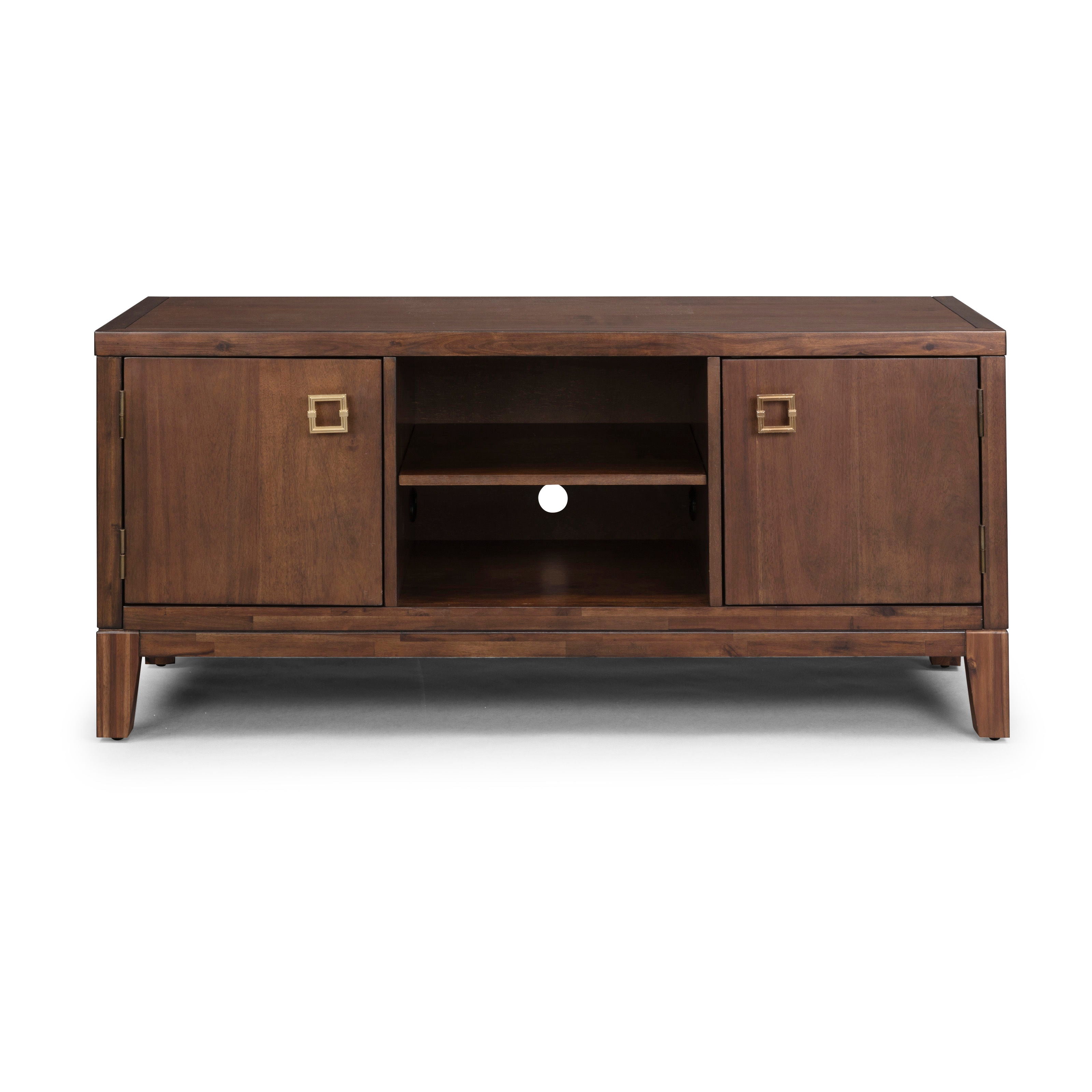 Bungalow - Entertainment Center - Brown, Dark - 24" - Premium TV Stands from Homestyles - Just $1274.98! Shop now at brett interiors