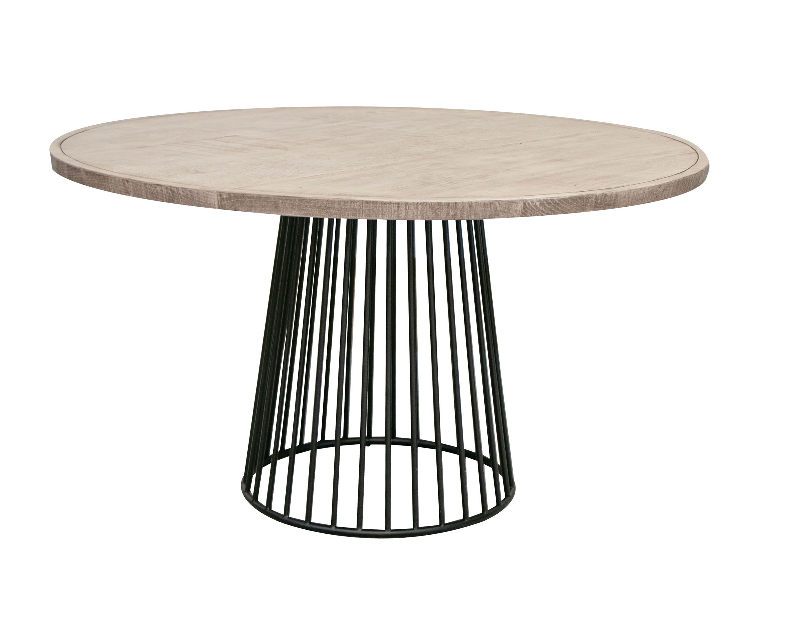 Cosalá - Round Table - Off White And Black - Premium Dining Tables from International Furniture Direct - Just $1175! Shop now at brett interiors