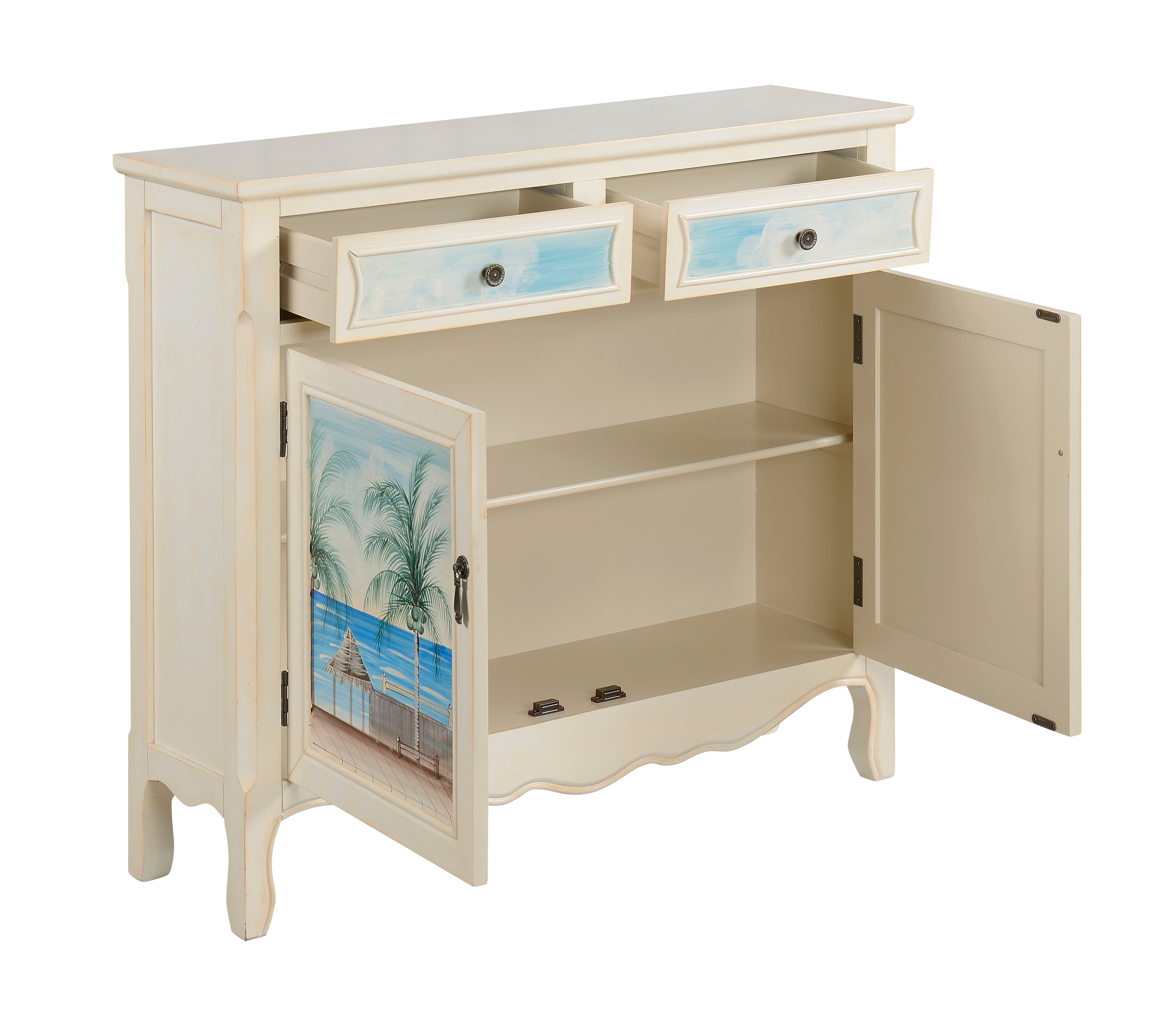 Largo - Two Drawer Two Door Cupboard - Key Largo Seaview - Premium Sideboards from Coast2Coast Home - Just $1897.50! Shop now at brett interiors