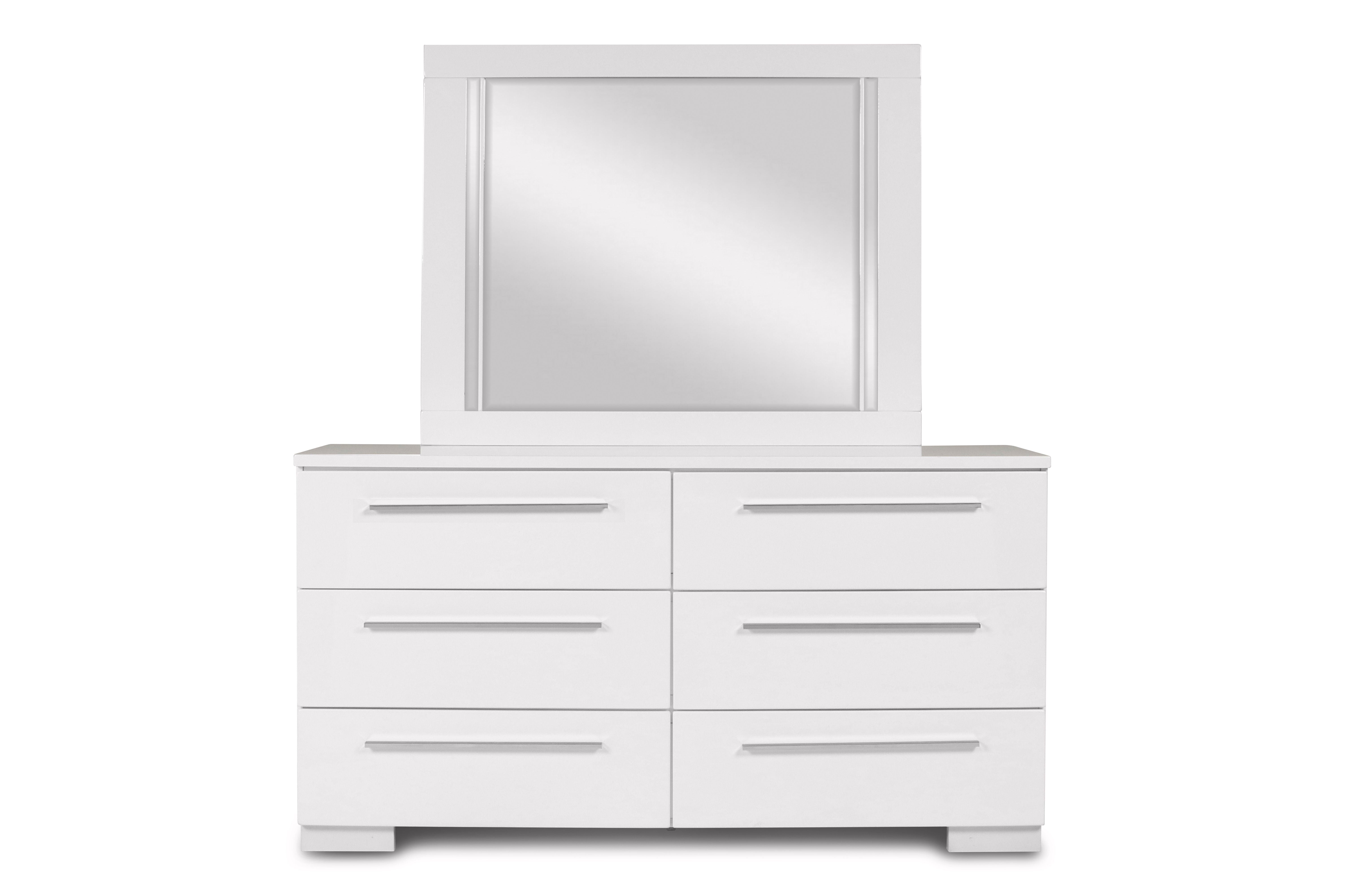 Sapphire - Mirror - White - Premium Bedroom Mirrors from New Classic - Just $162.50! Shop now at brett interiors