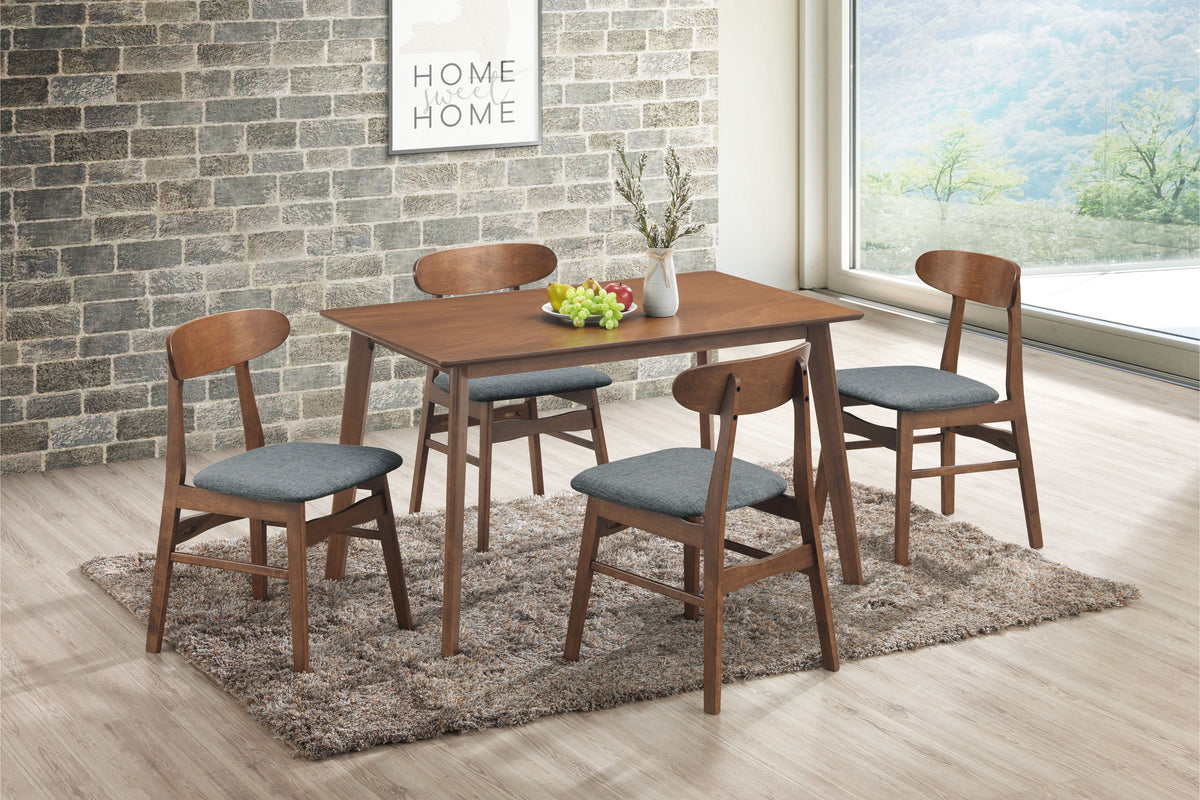 Morocco - Dining Chair With Natural Seat Cushion (Set of 2) - Brown - Premium Chair Sets from New Classic - Just $162.50! Shop now at brett interiors