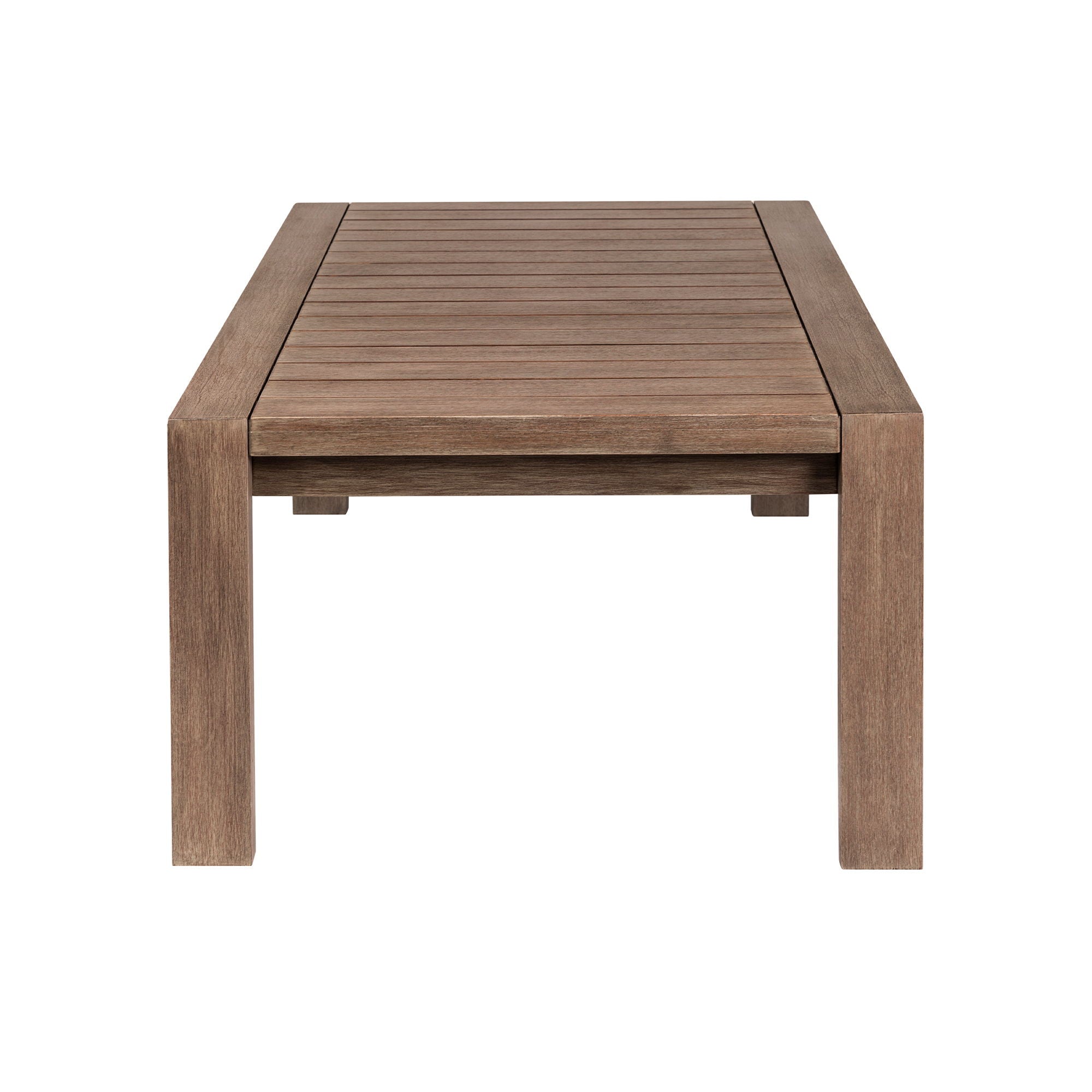 Relic - Outdoor Patio Coffee Table - Weathered Eucalyptus - Premium Coffee Tables from Armen Living - Just $945! Shop now at brett interiors