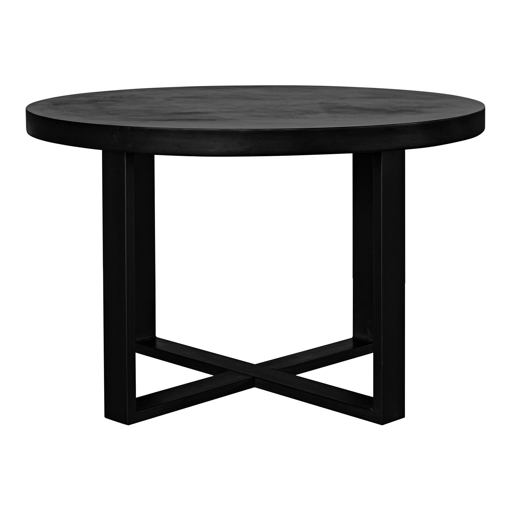 Jedrik - Round Outdoor Dining Table - Black - Premium Dining Tables from Moe's Home Collection - Just $3122.50! Shop now at brett interiors