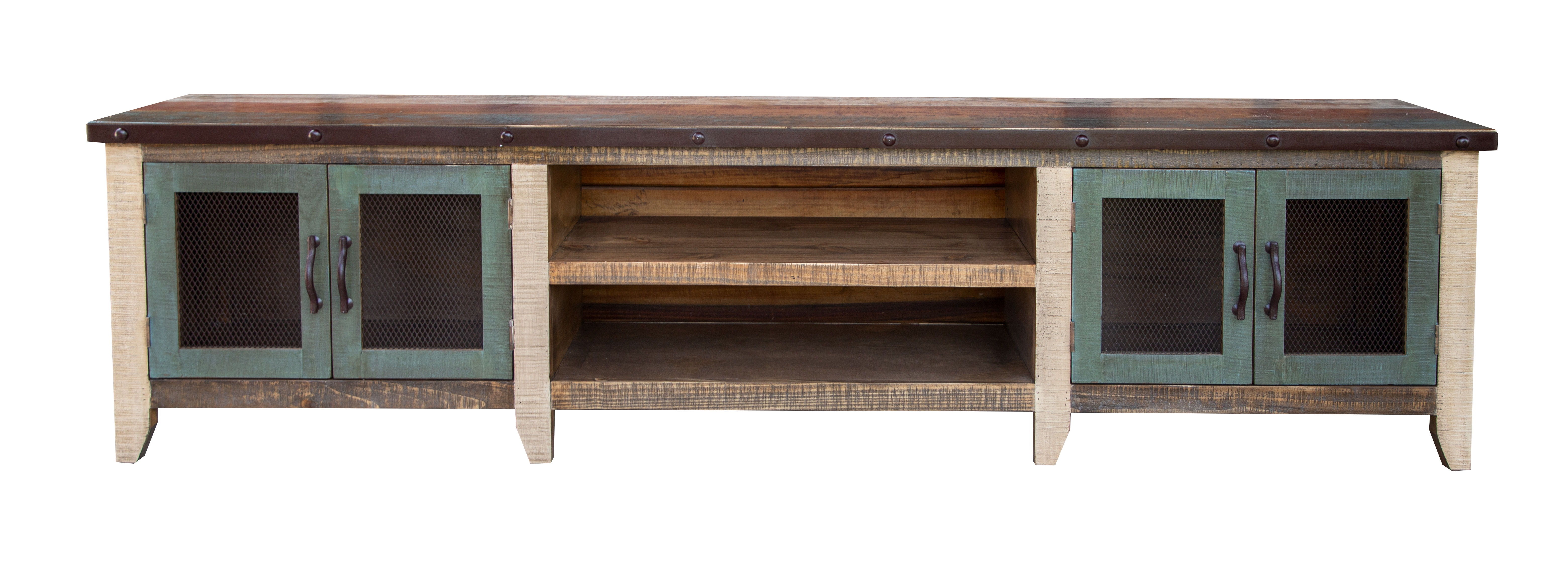 Antique - TV Stand - Multicolor - Premium TV Stands from International Furniture Direct - Just $1150! Shop now at brett interiors