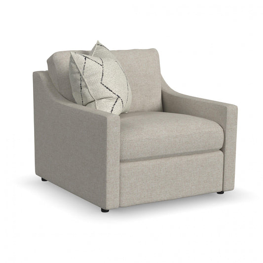 Sky - Upholstered Chair - Pearl Silver - Premium Arm Chairs from Flexsteel - Just $1437.50! Shop now at brett interiors