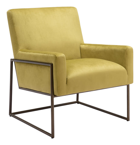 New York - Accent Chair - Olive Green - Premium Accent Chairs from Zuo Modern - Just $1525! Shop now at brett interiors