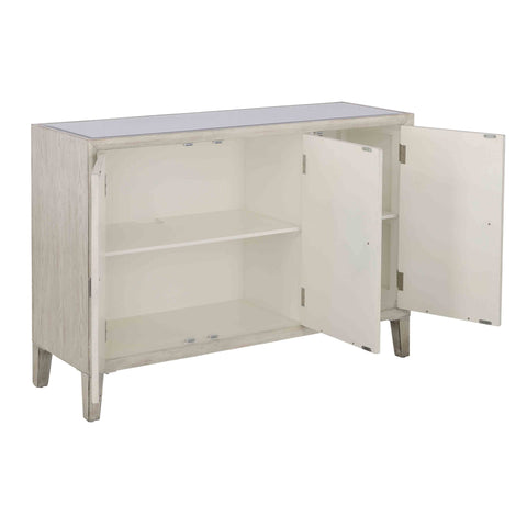 Windsor - Three Door Credenza - Burnished White - Premium Credenzas from Coast2Coast Home - Just $3465! Shop now at brett interiors