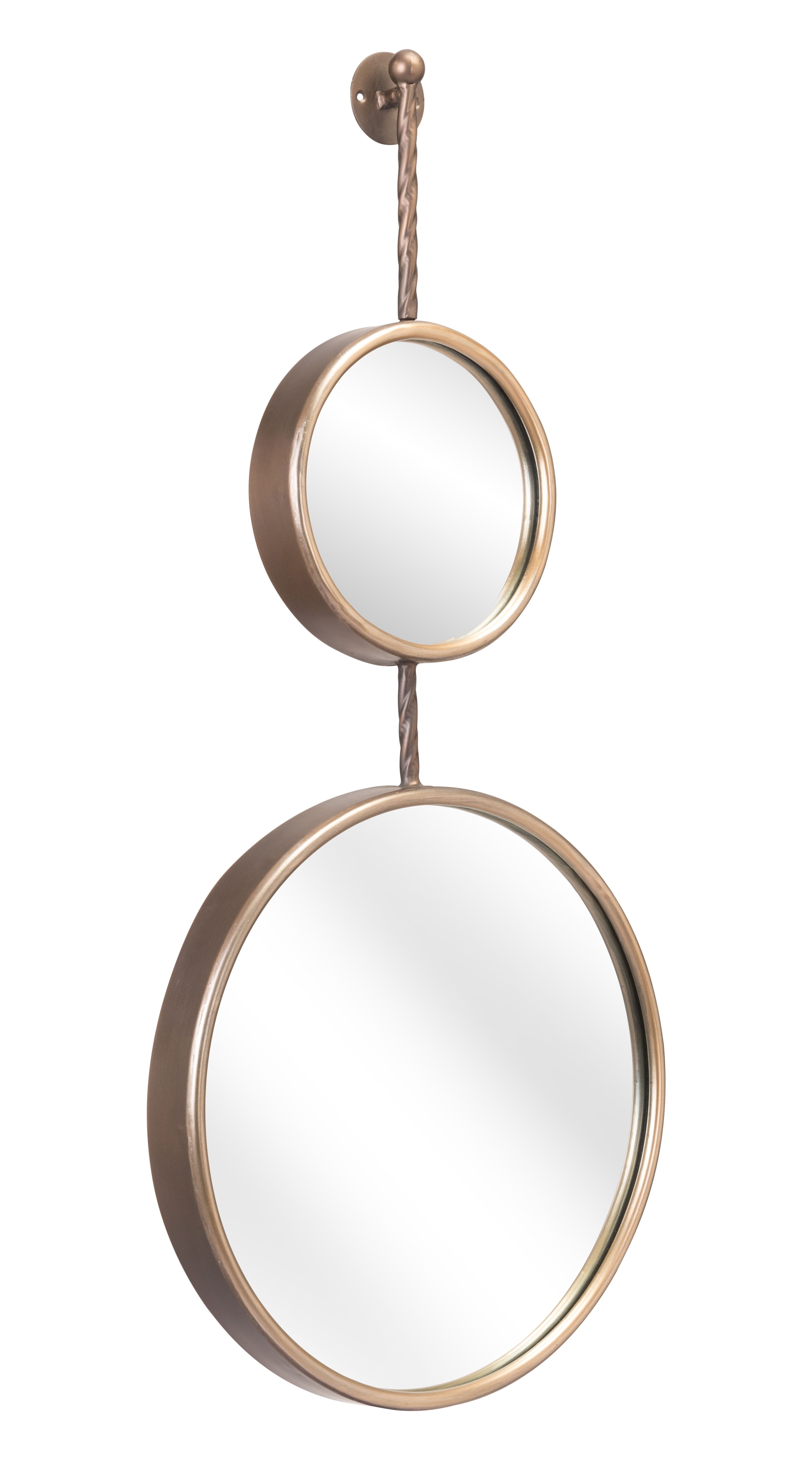 Mott - Mirror - Gold - Premium Accent Mirrors from Zuo Modern - Just $200! Shop now at brett interiors