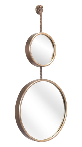 Mott - Mirror - Gold - Premium Accent Mirrors from Zuo Modern - Just $200! Shop now at brett interiors