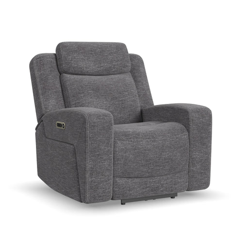 Ridge - Power Recliner With Power Headrest - Granite - Premium Reclining Chairs from Flexsteel - Just $1437.50! Shop now at brett interiors