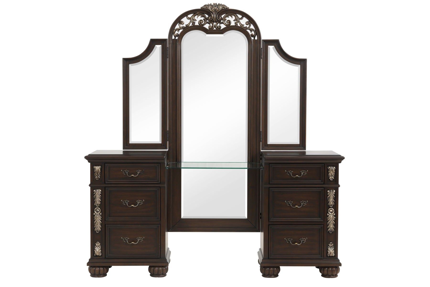 Maximus - Vanity Table Mirror - Madeira - Premium Vanity Mirrors from New Classic - Just $422.50! Shop now at brett interiors