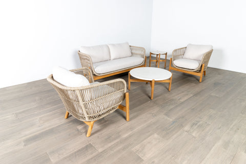 Solstice - Rope Club Chair - Linen Beige - Premium Club Chairs from New Classic - Just $450! Shop now at brett interiors