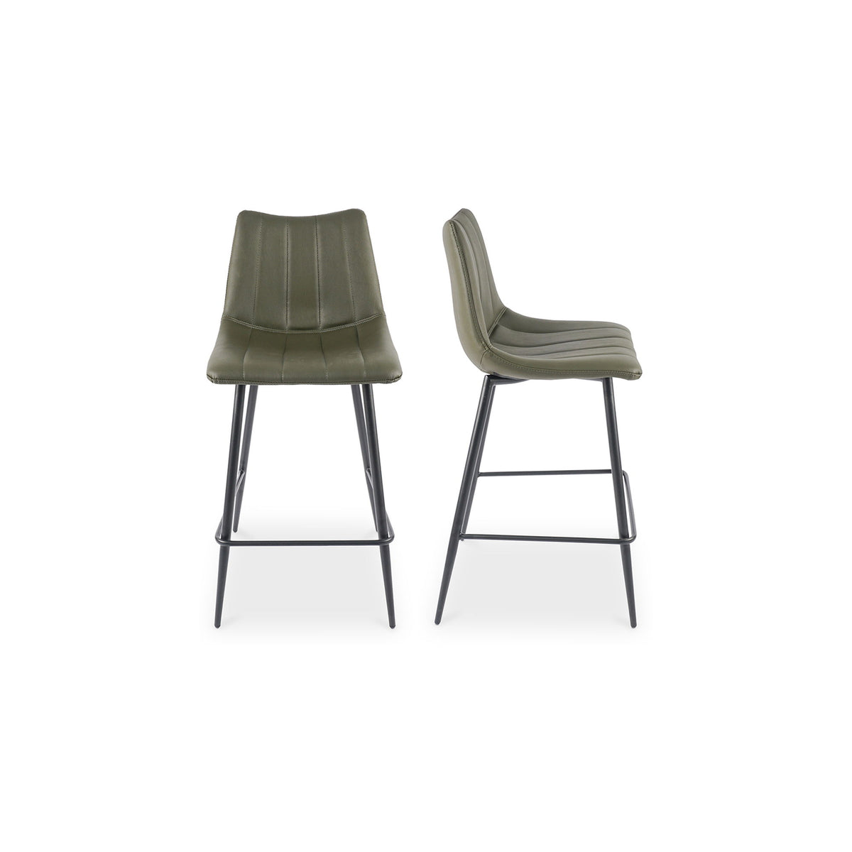 Alibi - Counter Stool Stool (Set of 2) - Dark Green - Premium Stool Sets from Moe's Home Collection - Just $1122.50! Shop now at brett interiors