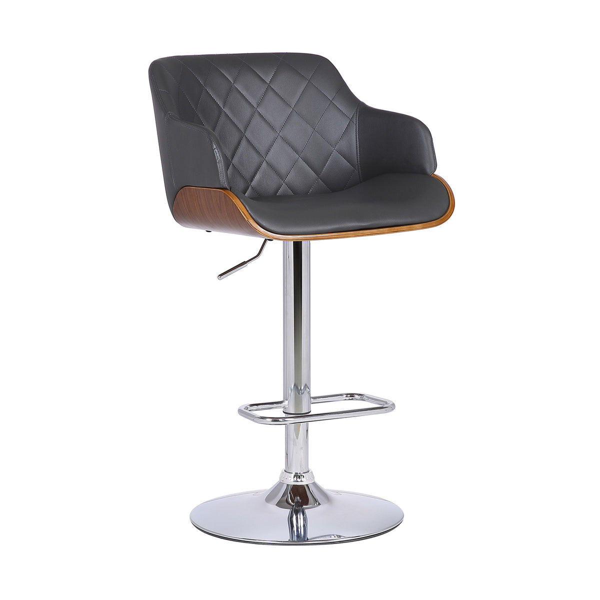 Toby - Adjustable Swivel Bar Stool - Premium Adjustable Height from Armen Living - Just $260! Shop now at brett interiors