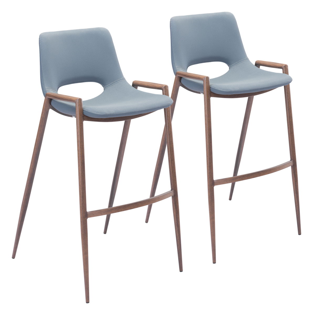 Desi - Barstool (Set of 2) - Premium Stool Sets from Zuo Modern - Just $1400! Shop now at brett interiors