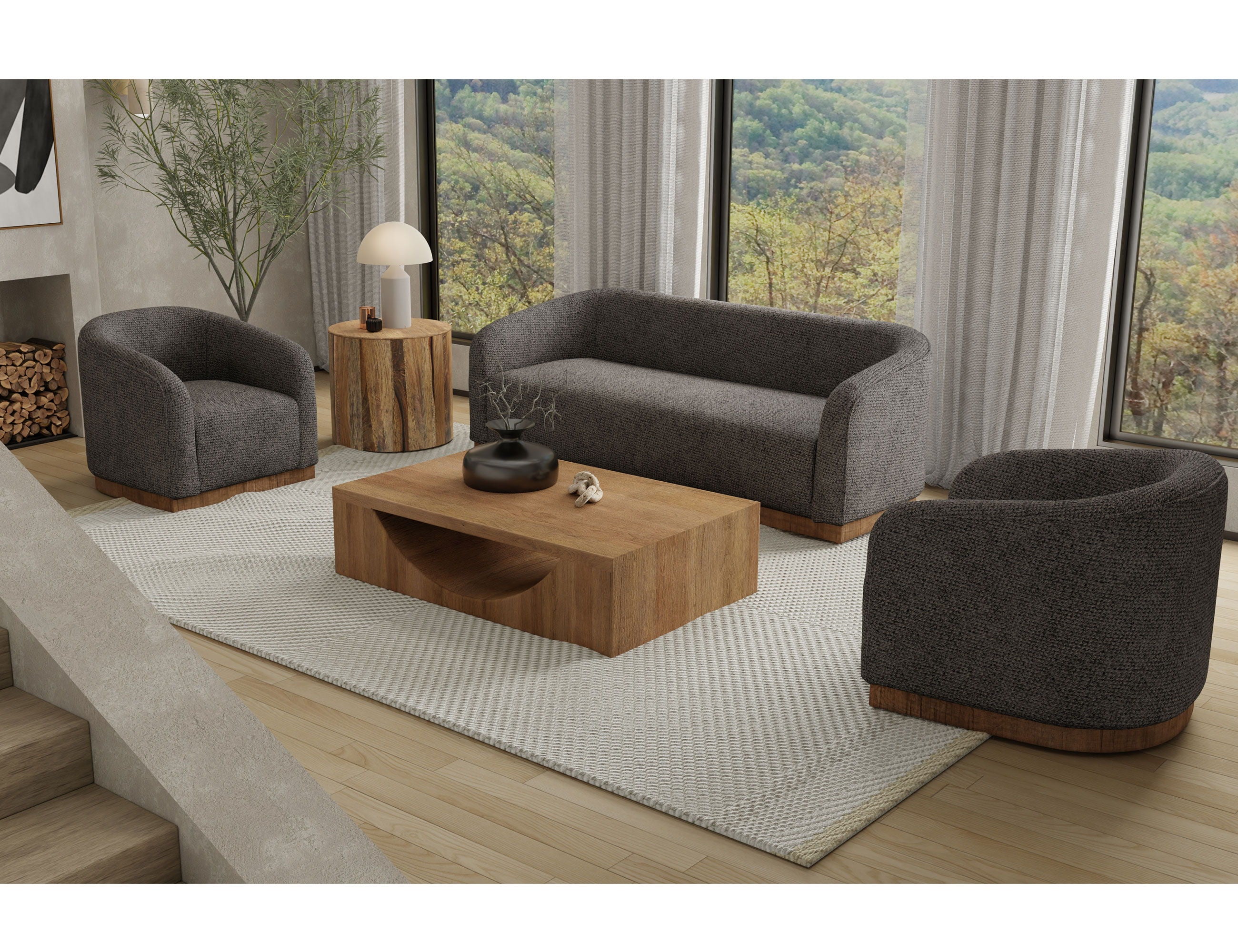 Suomi - Loveseat - Premium Stationary Loveseats from International Furniture Direct - Just $1222.50! Shop now at brett interiors