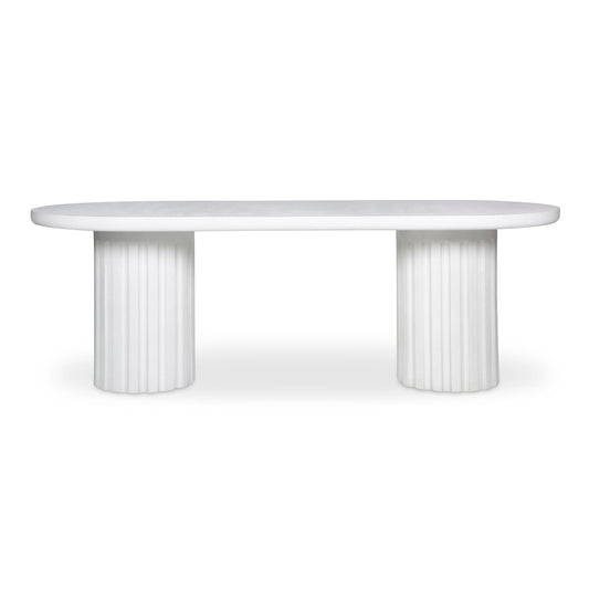 Eris - Outdoor Dining Table - White - Premium Dining Tables from Moe's Home Collection - Just $6497.50! Shop now at brett interiors