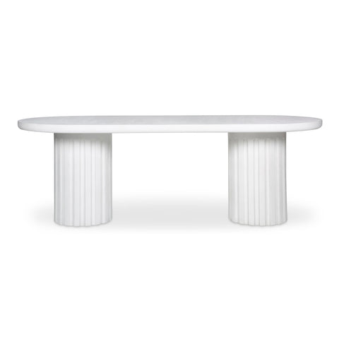 Eris - Outdoor Dining Table - White - Premium Dining Tables from Moe's Home Collection - Just $6497.50! Shop now at brett interiors