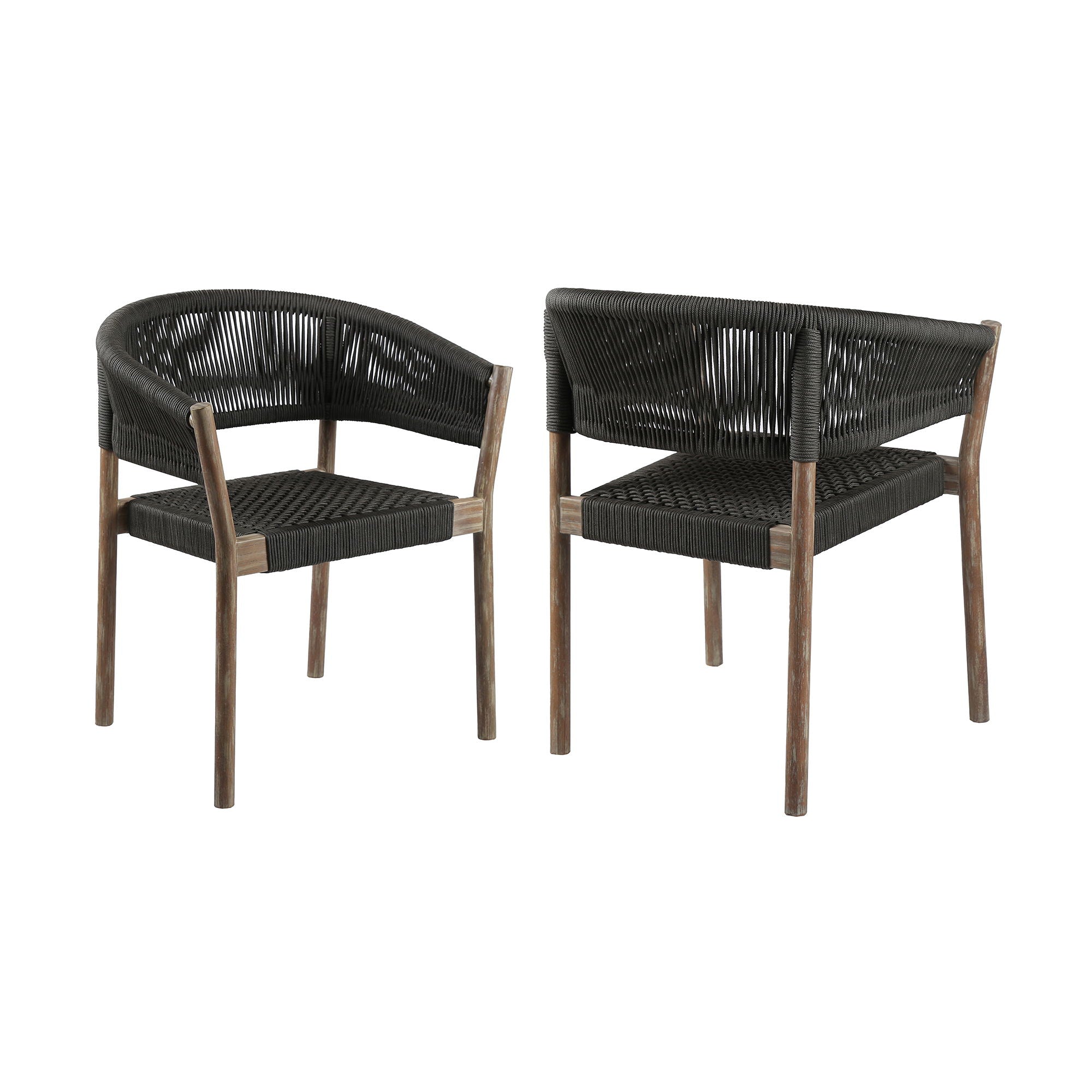 Doris - Indoor / Outdoor Dining Chair (Set of 2) - Premium Chair Sets from Armen Living - Just $900! Shop now at brett interiors