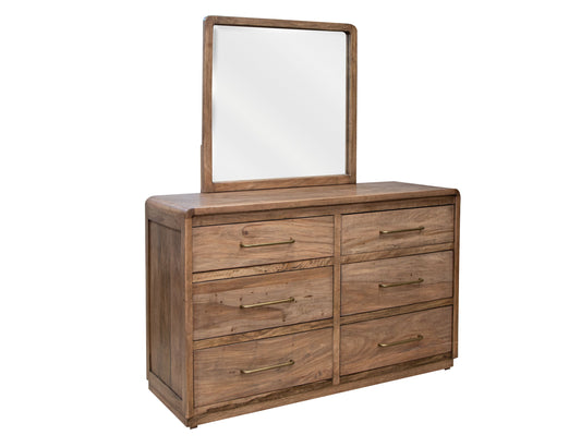 Mezquite - Mirror - Brown - Premium Bedroom Mirrors from International Furniture Direct - Just $300! Shop now at brett interiors