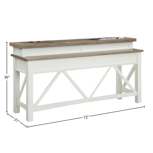 Americana Modern - Everywhere Console - Cotton - Premium Console Tables from Parker House - Just $747.50! Shop now at brett interiors