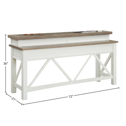 Americana Modern - Everywhere Console - Cotton - Premium Console Tables from Parker House - Just $747.50! Shop now at brett interiors