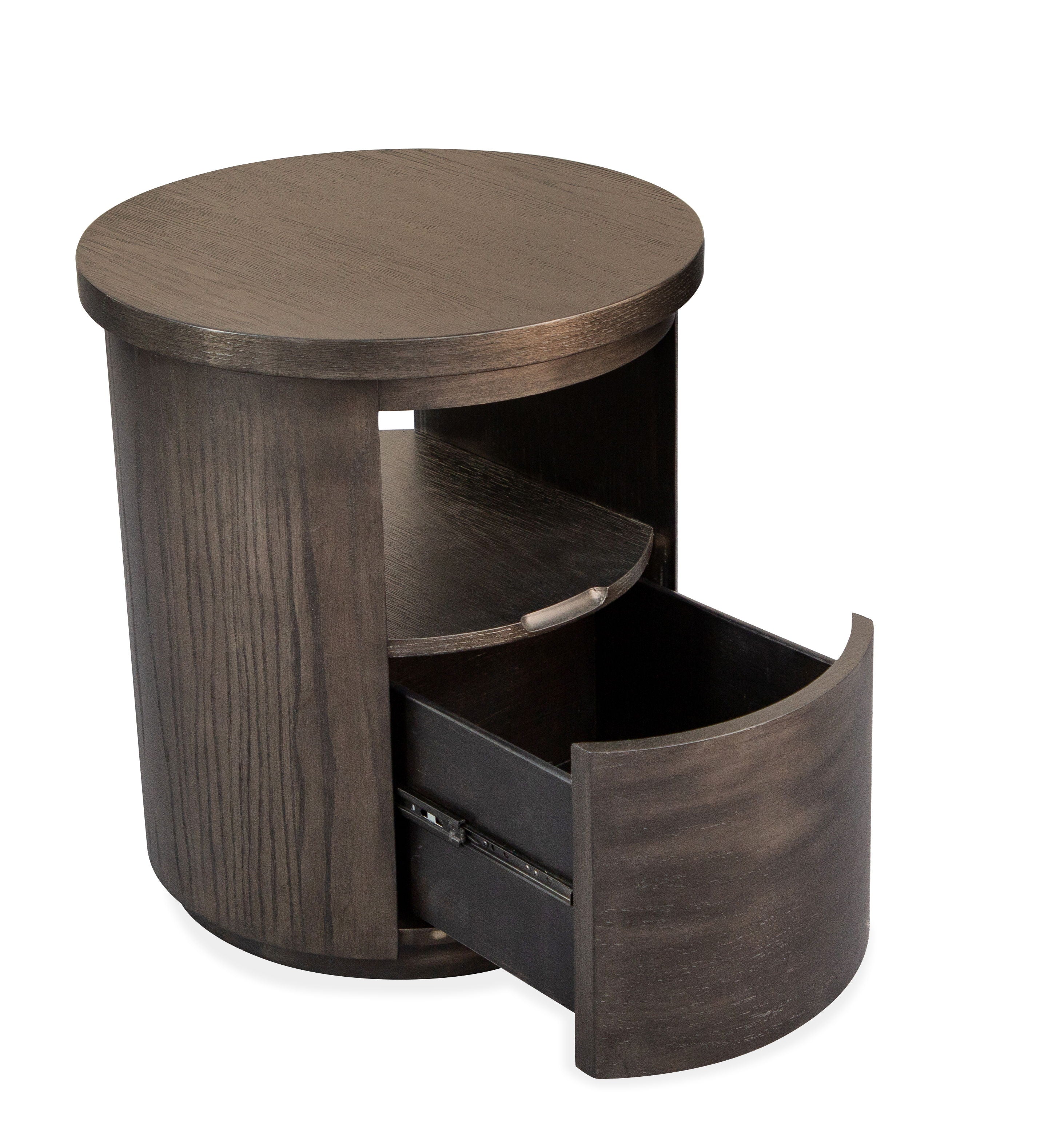 Bosley - Round End Table - Coffee Bean - Premium End Tables from Magnussen Furniture - Just $625! Shop now at brett interiors