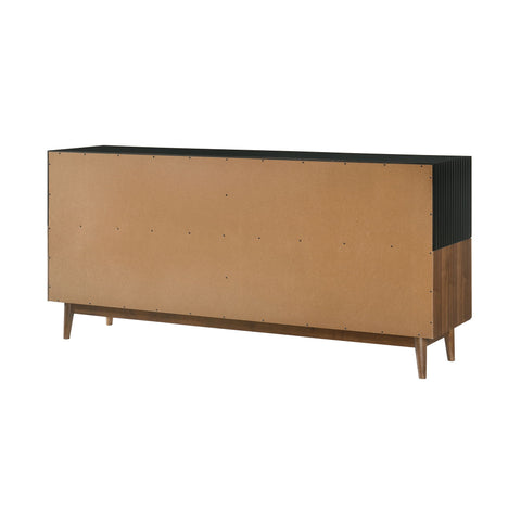 Amigo - Veneer Buffet - Black / Walnut - Premium Buffets from Armen Living - Just $1240! Shop now at brett interiors