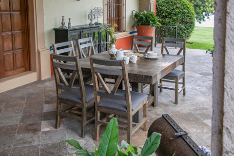 Loft Brown - 54” Square Table - Two Tone Gray / Brown - Premium Dining Tables from International Furniture Direct - Just $1175! Shop now at brett interiors