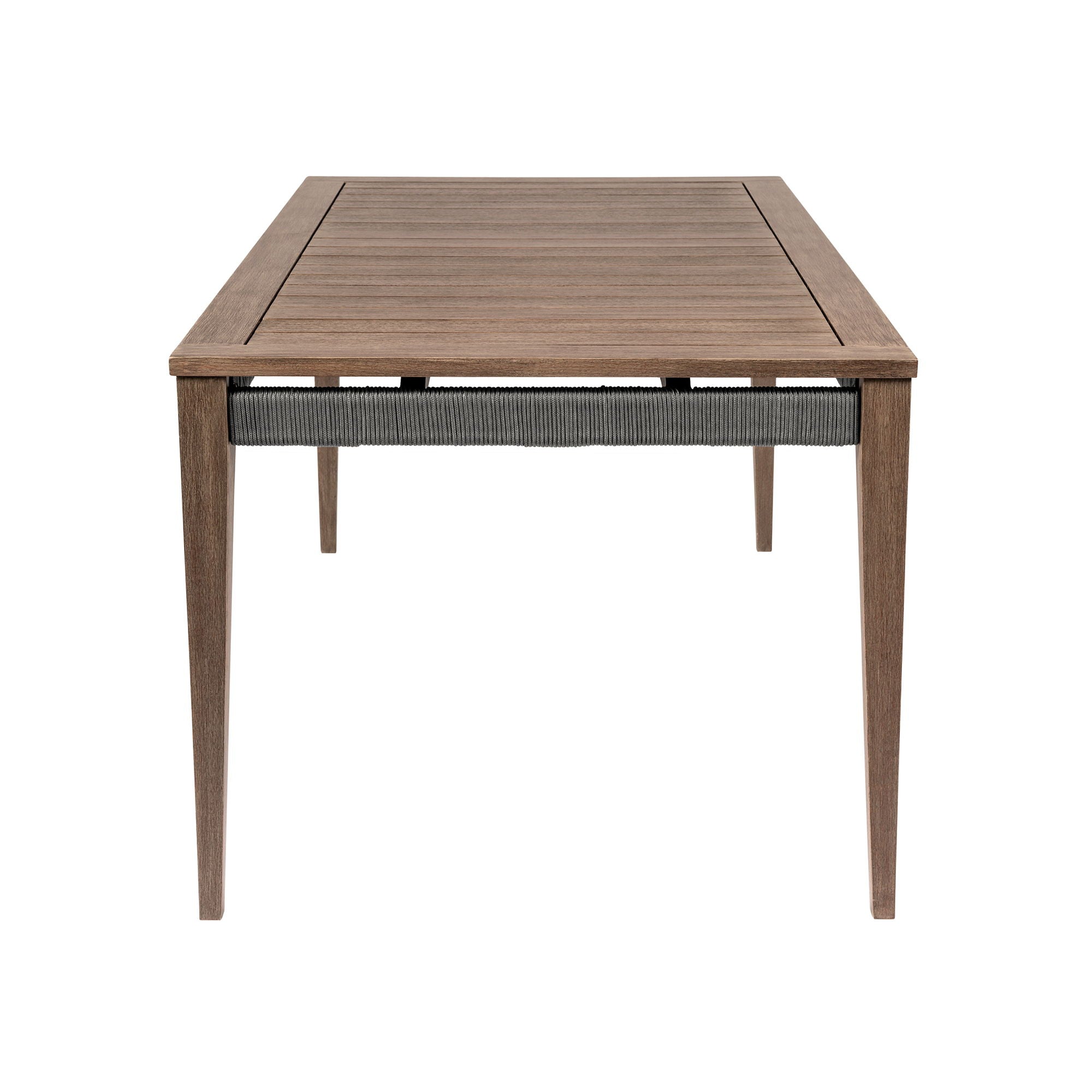 Orbit - Outdoor Patio Dining Table - Weathered Eucalyptus - Premium Dining Tables from Armen Living - Just $1437.50! Shop now at brett interiors