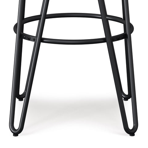 Simeon - Metal Stool with Wood Seat - Premium Counter Height (24"-27") from Simpli Home - Just $82! Shop now at brett interiors