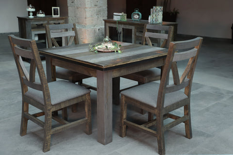 Loft Brown - 42" Table - Two Tone Gray / Brown - Premium Dining Tables from International Furniture Direct - Just $745! Shop now at brett interiors