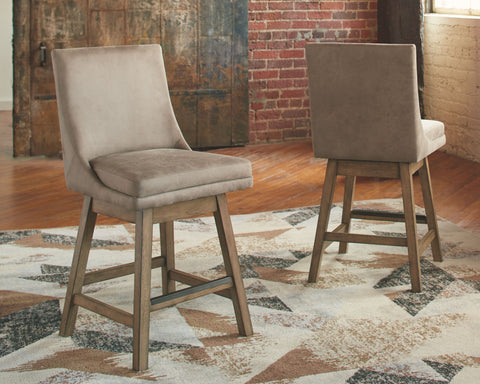 Tallenger - Swivel Barstool (Set of 2) - Premium Stool Sets from Signature Design by Ashley® - Just $444.70! Shop now at brett interiors