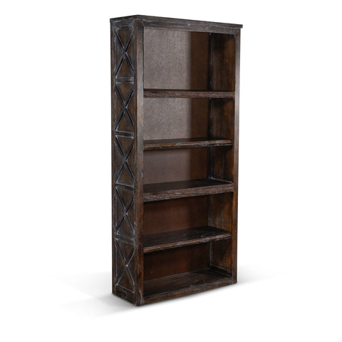 Sofia - Bookcase / Open - Dark Brown - Premium Standard Bookcases from Sunny Designs - Just $848! Shop now at brett interiors