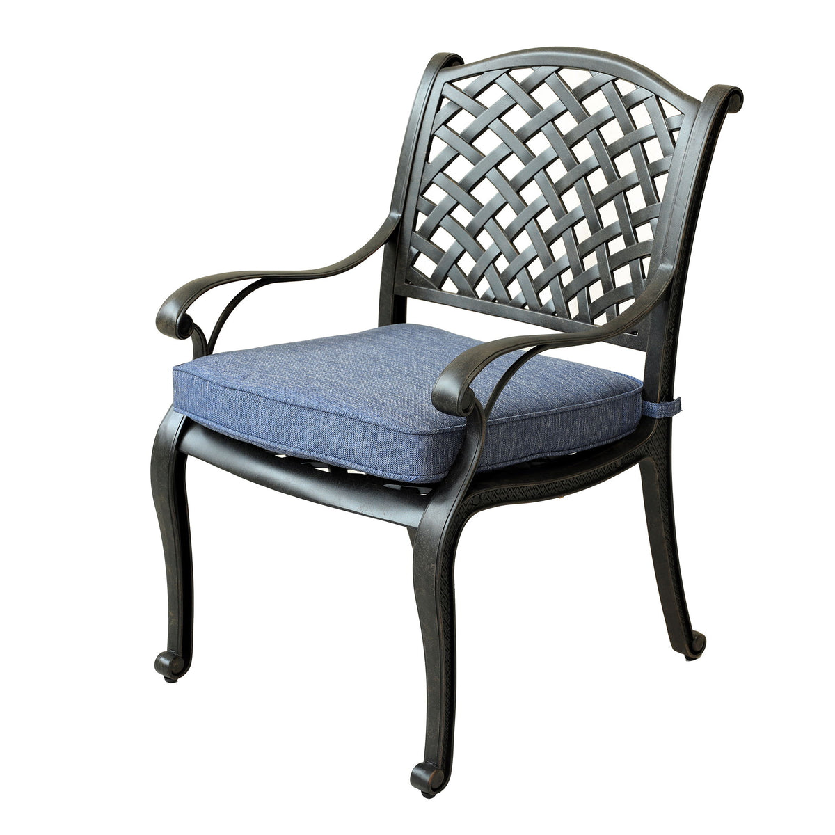 Sparta - Modern Dining Arm Chair - Navy Blue - Premium Arm Chairs from Gather Craft - Just $344! Shop now at brett interiors