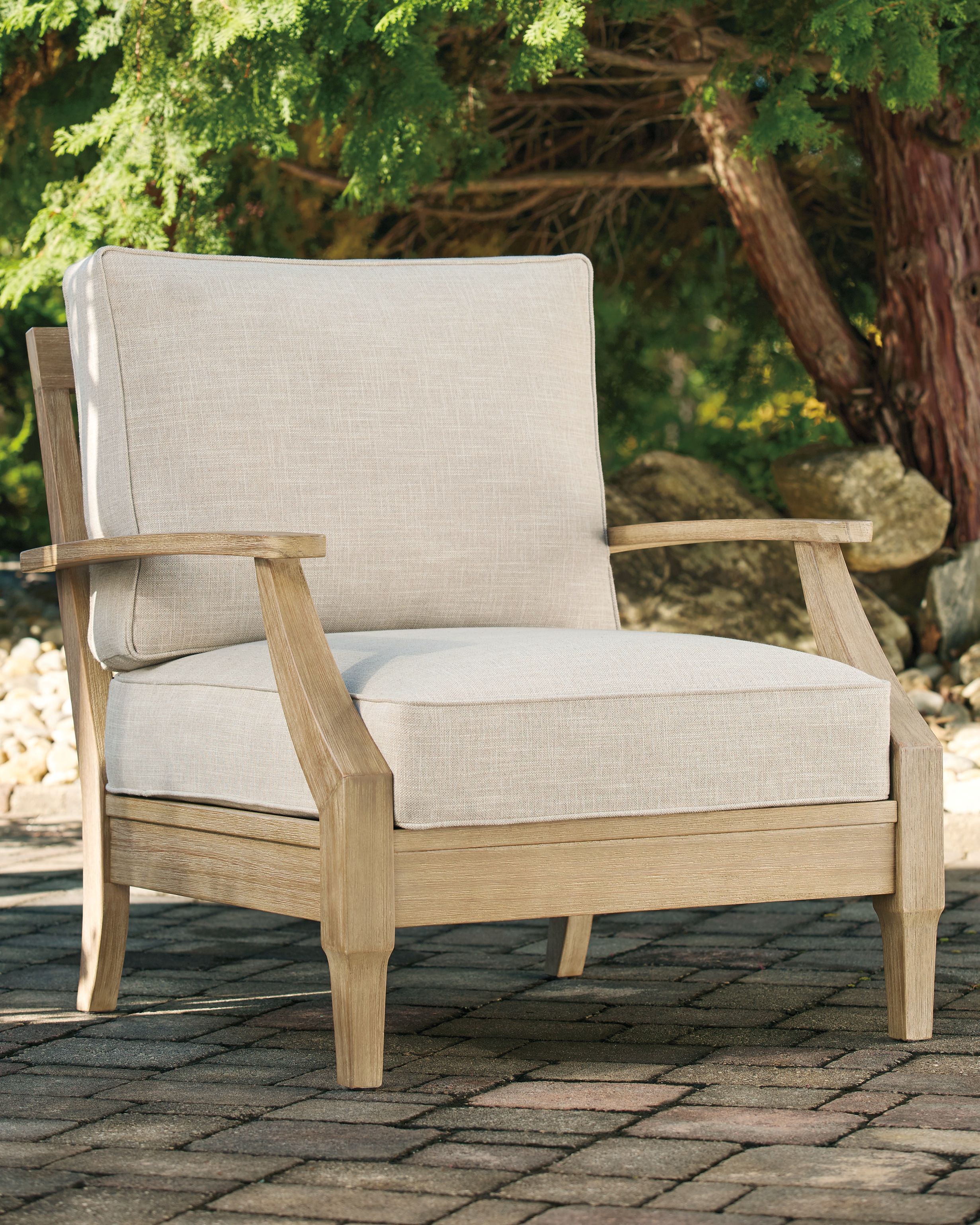 Clare - Beige - Lounge Chair W/Cushion - Premium Arm Chairs from Ashley Furniture - Just $659.38! Shop now at brett interiors