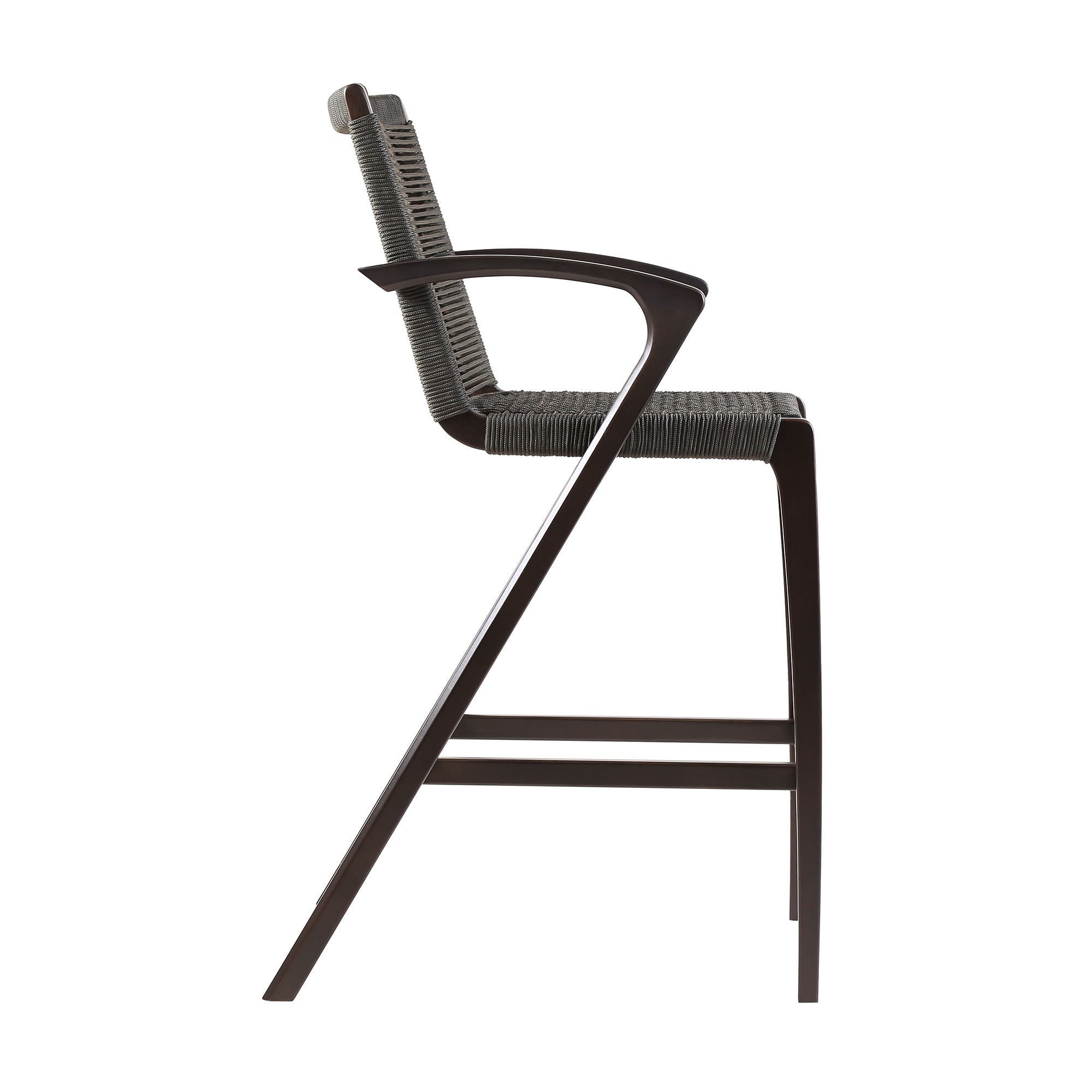 Brielle - Outdoor Rope Counter And Bar Height Stool - Premium Bar Height (28"-30") from Armen Living - Just $607.50! Shop now at brett interiors