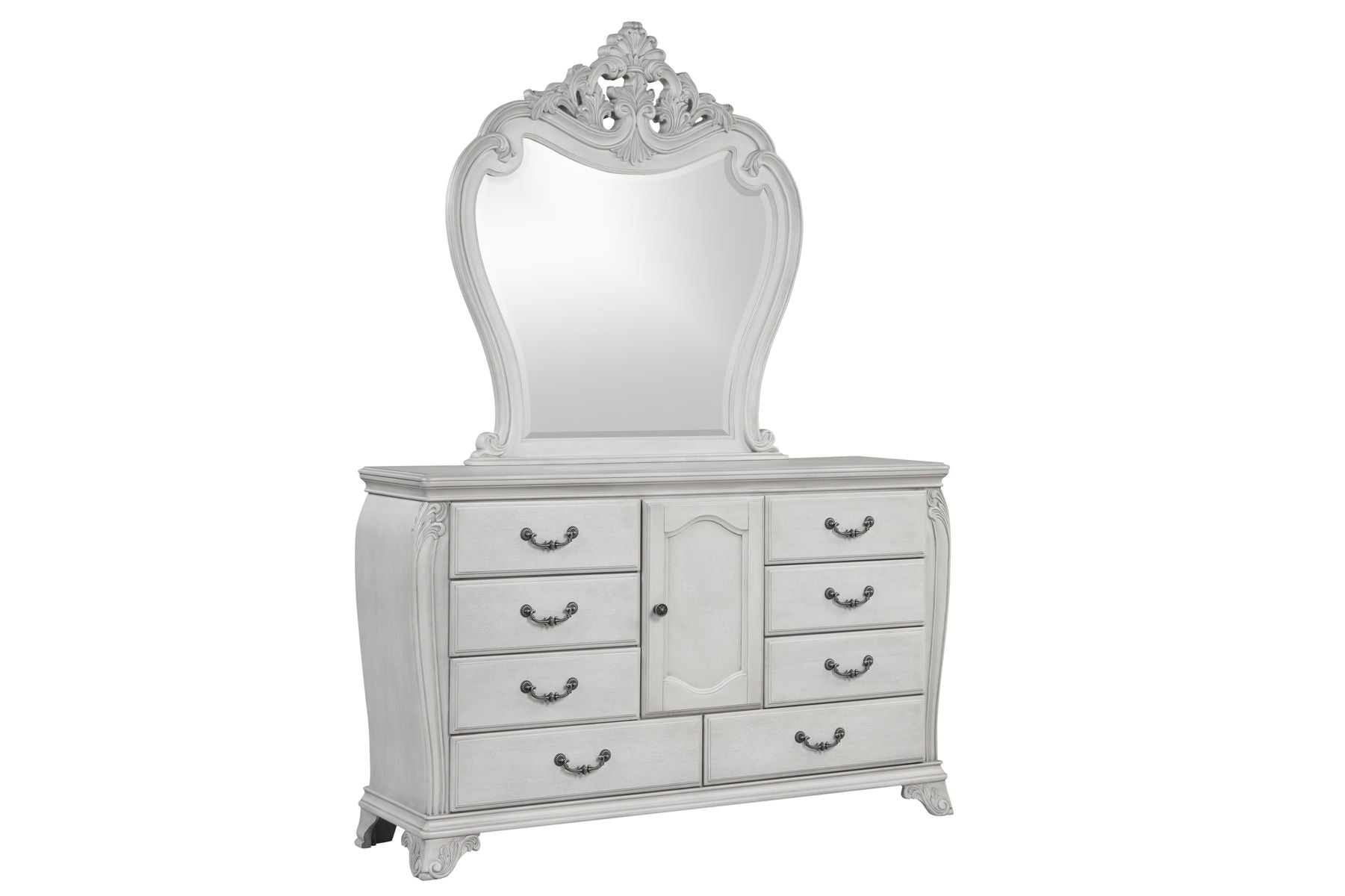 Cambria Hills - Mirror - Mist Gray - Premium Bedroom Mirrors from New Classic - Just $250! Shop now at brett interiors