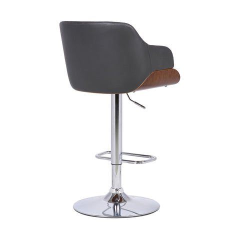 Toby - Adjustable Swivel Bar Stool - Premium Adjustable Height from Armen Living - Just $260! Shop now at brett interiors