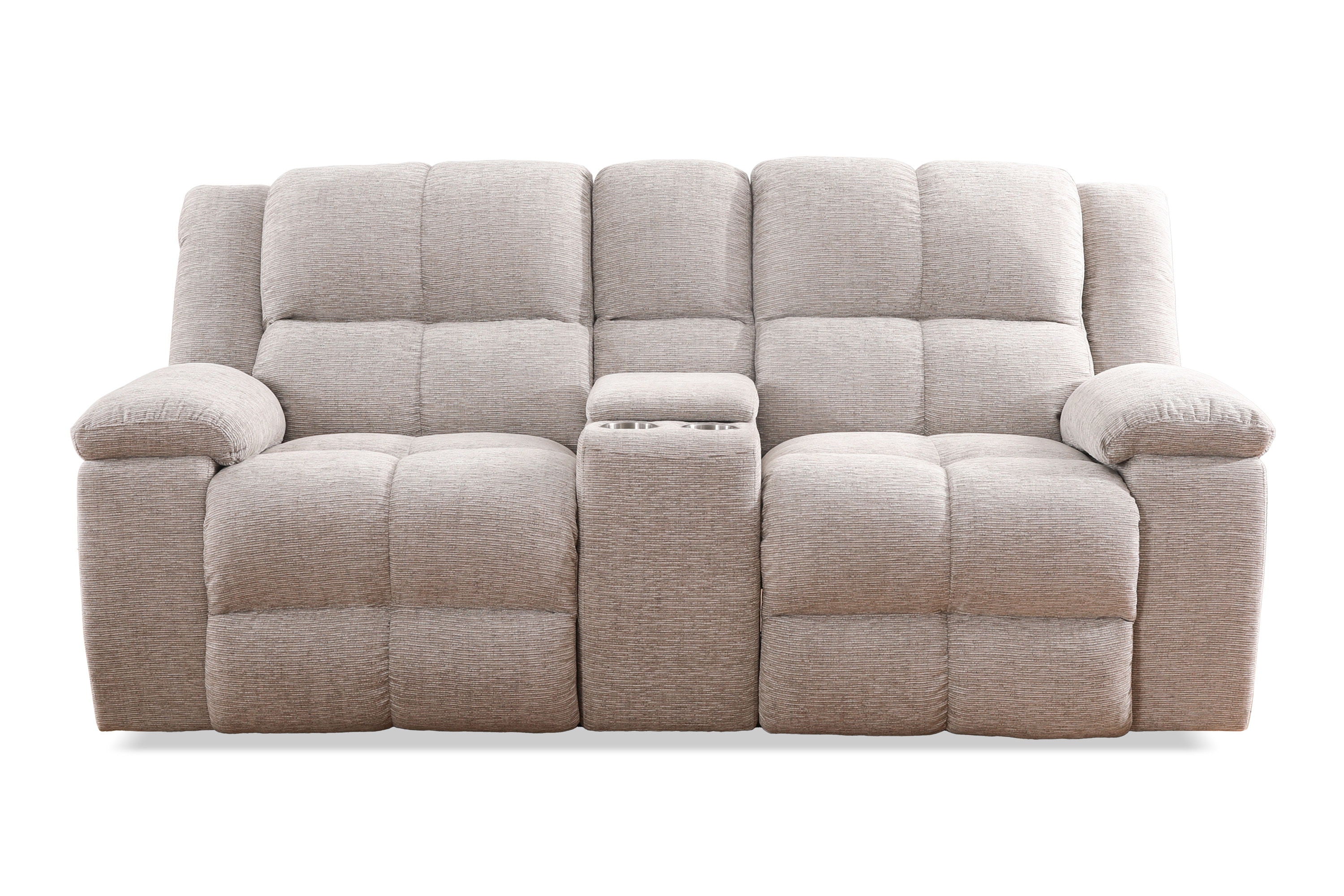 Buster - Reclining Console Loveseat - Opal Taupe - Premium Reclining Loveseats from Parker Living - Just $1172.50! Shop now at brett interiors