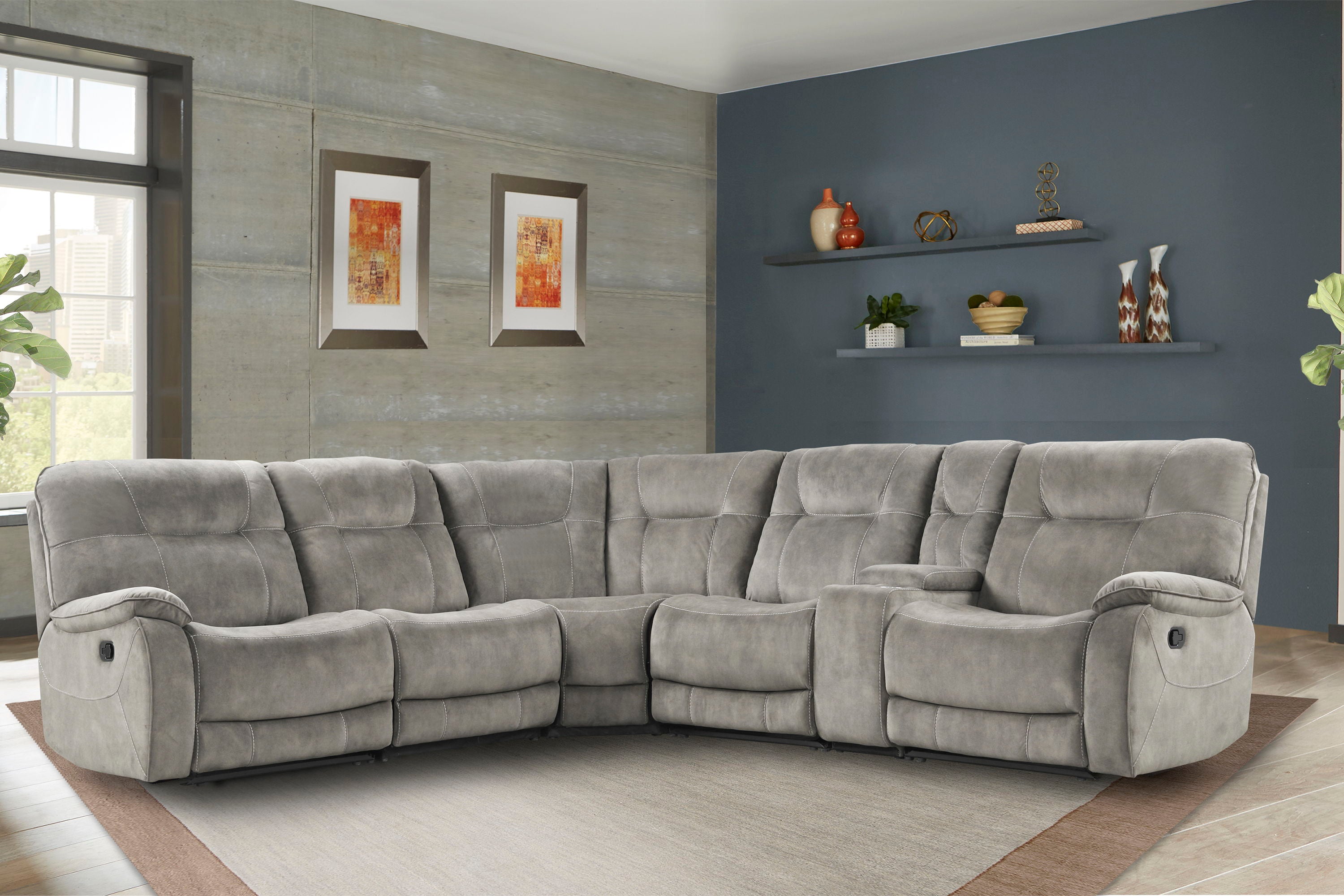 Cooper - 6 Piece Modular Manual Reclining Sectional - Premium Reclining Sectionals from Parker Living - Just $2497.50! Shop now at brett interiors