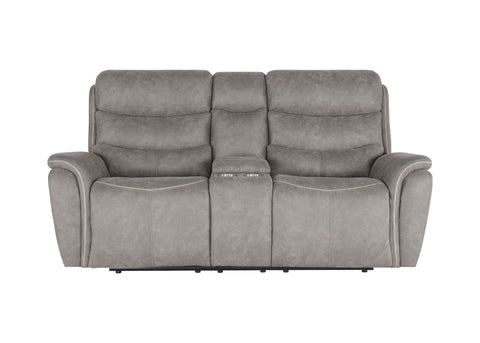 Kamari - Reclining Console Loveseat - Premium Reclining Loveseats from New Classic - Just $1072.50! Shop now at brett interiors