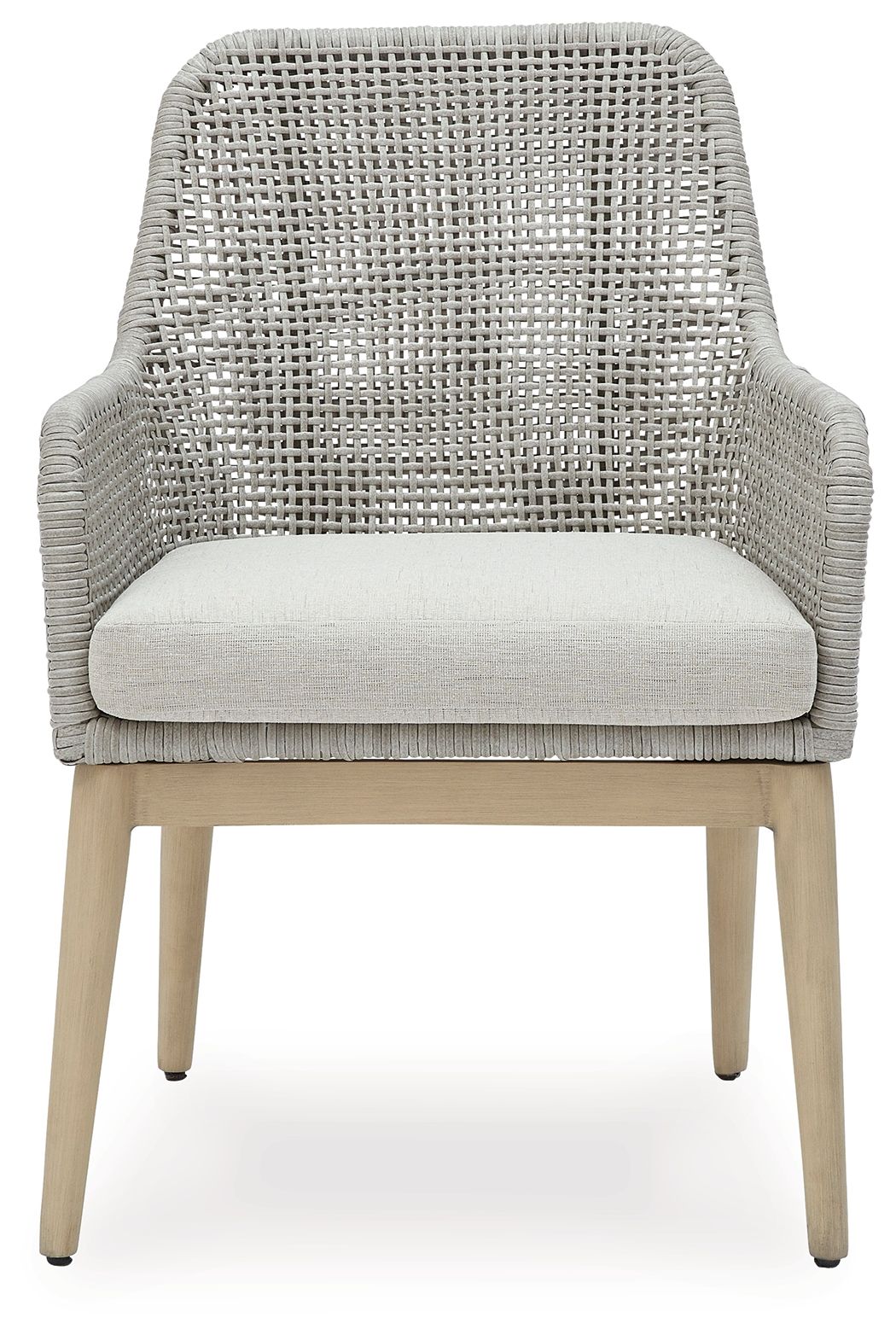 Seton Creek - Gray - Arm Chair With Cushion (Set of 2) - Premium Chair Sets from Signature Design by Ashley® - Just $802.73! Shop now at brett interiors