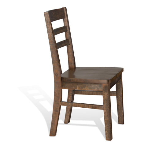 Homestead - Ladderback Chair - Dark Brown - Premium Side Chairs from Sunny Designs - Just $163! Shop now at brett interiors