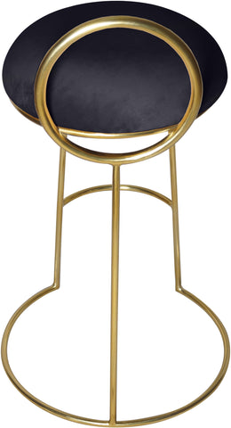 Ring - Counter Stool with Gold Legs - Premium Counter Height (24"-27") from Meridian Furniture - Just $362.50! Shop now at brett interiors