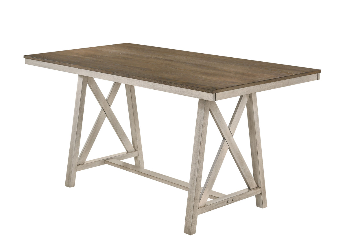 Somerset - Counter Table - Vintage White - Premium Counter Tables from New Classic - Just $372.50! Shop now at brett interiors