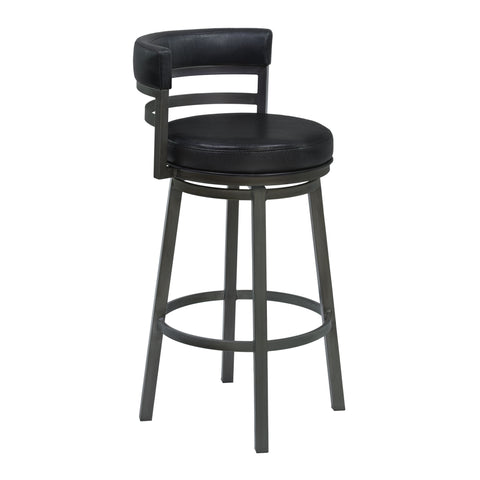 Madrid - Counter Height Swivel Bar Stool - Mineral - Premium Bar Height (28"-30") from Armen Living - Just $355! Shop now at brett interiors