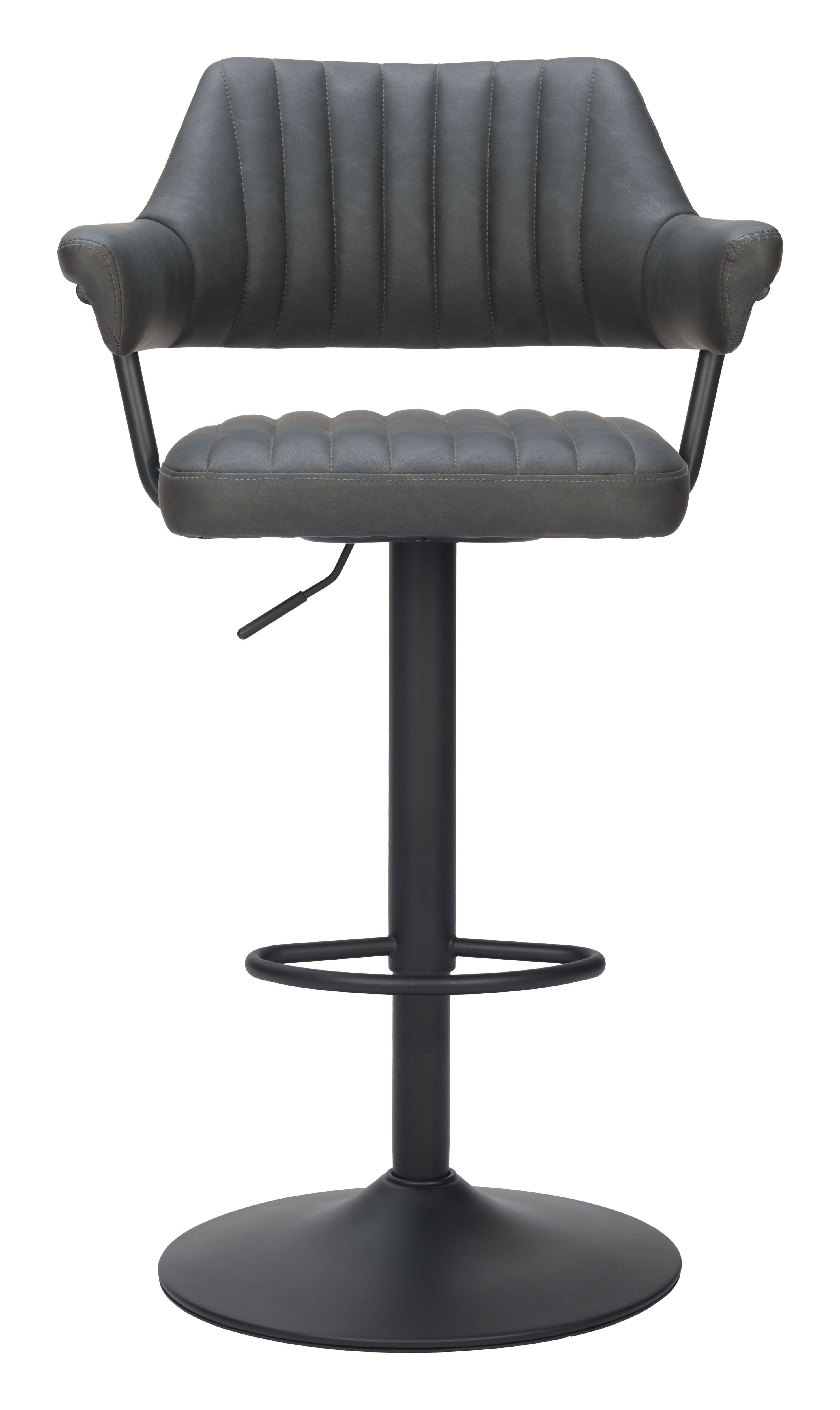 Erret - Barstool - Gray - Premium Bar Height (28"-30") from Zuo Modern - Just $675! Shop now at brett interiors