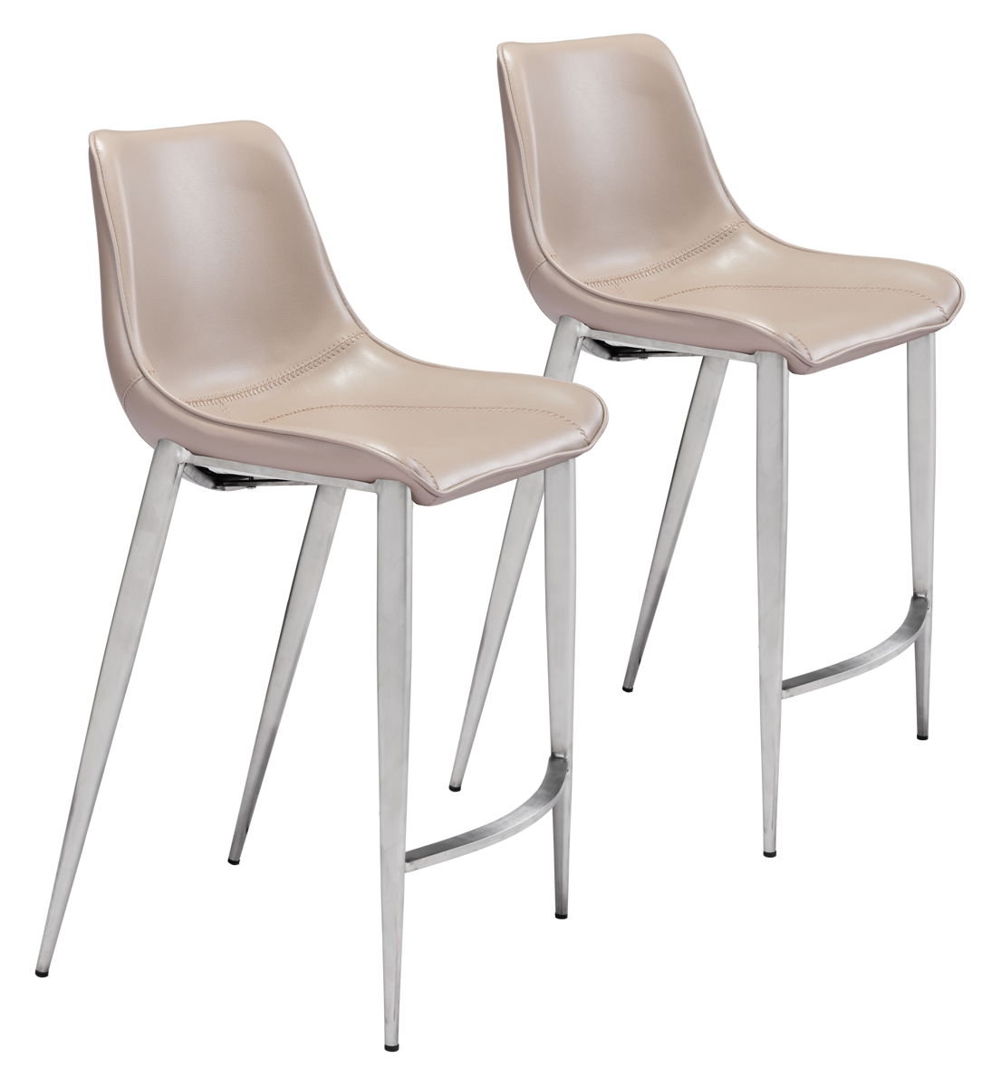 Magnus - Counter Chair (Set of 2) - Premium Chair Sets from Zuo Modern - Just $1600! Shop now at brett interiors